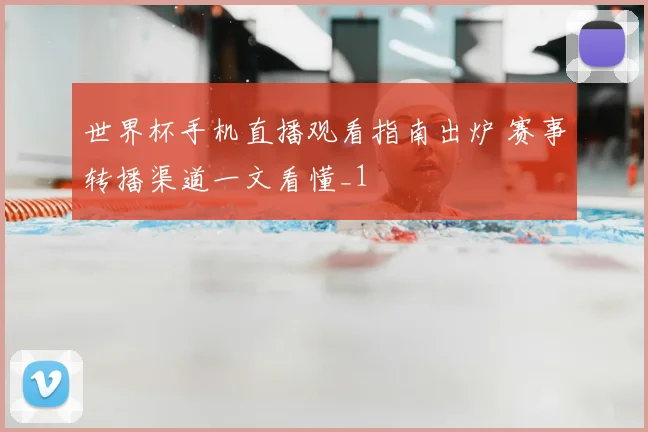 世界杯手机直播观看指南出炉 赛事转播渠道一文看懂_1